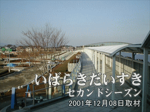 【開発の始まる常磐線 ひたち野うしく駅・西口】<br>ひたち野うしく駅 西口の開発が着手されていました。