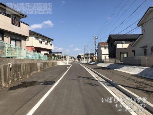 ひたちBTR 専用レーン | 北方 JR日立駅方面を望む。