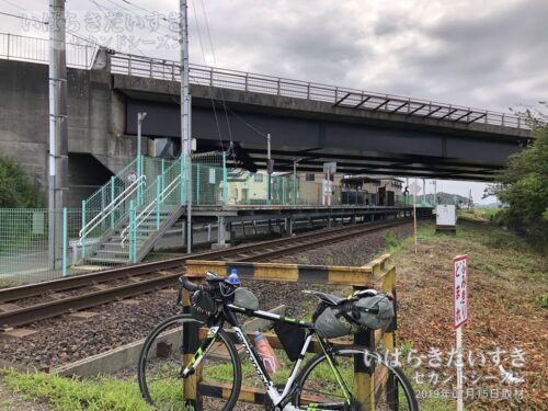 ひたちなか海浜鉄道 湊線 高田の鉄橋駅 駅舎 （2019年撮影）