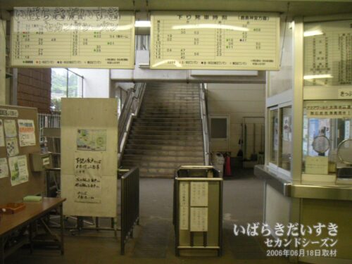 新鉾田駅 改札（2006年撮影）