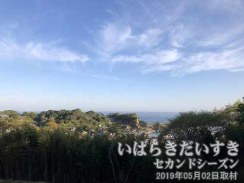 唐帰山（佐波波地祇神社）からの眺め茨城百景の包括風景に制定されています。