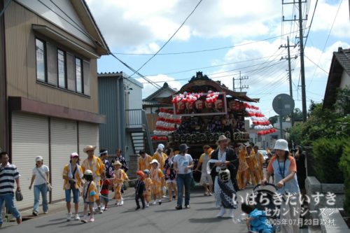 田宿芸座連：江戸崎祇園祭2005
