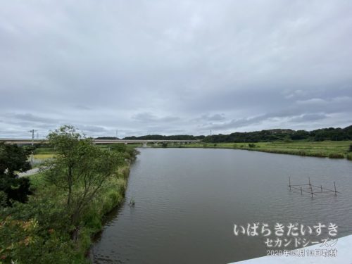 引船橋から見る、小野川。