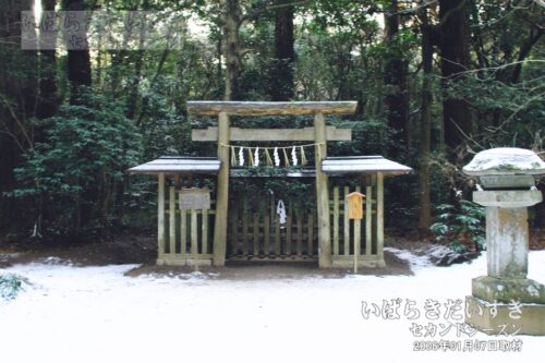 鹿島神宮 要石 （2006年01月撮影）