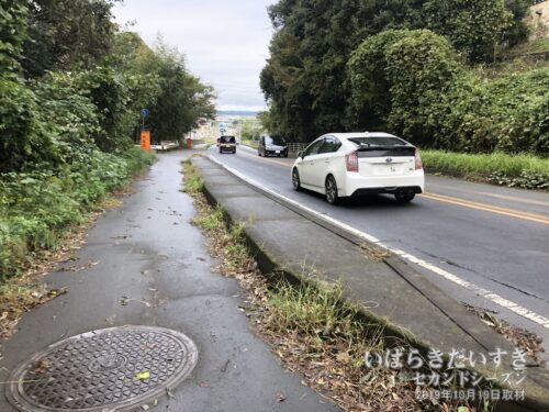 水戸市渡里町の国道123号の水没風景は、衝撃的でした。