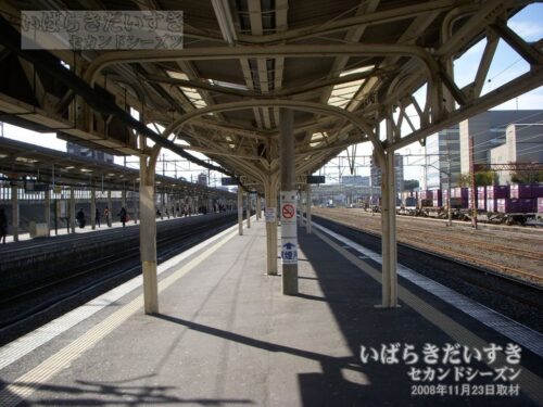 日立駅 旧駅ホーム 1・2番線（2008年撮影）