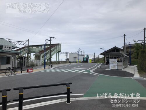 木戸駅前 南方方面を望む（2019年撮影）