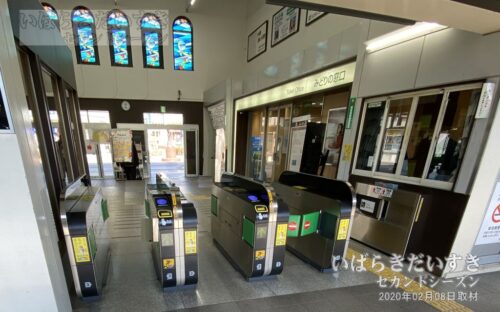JR下館駅 自動改札（2020年撮影）